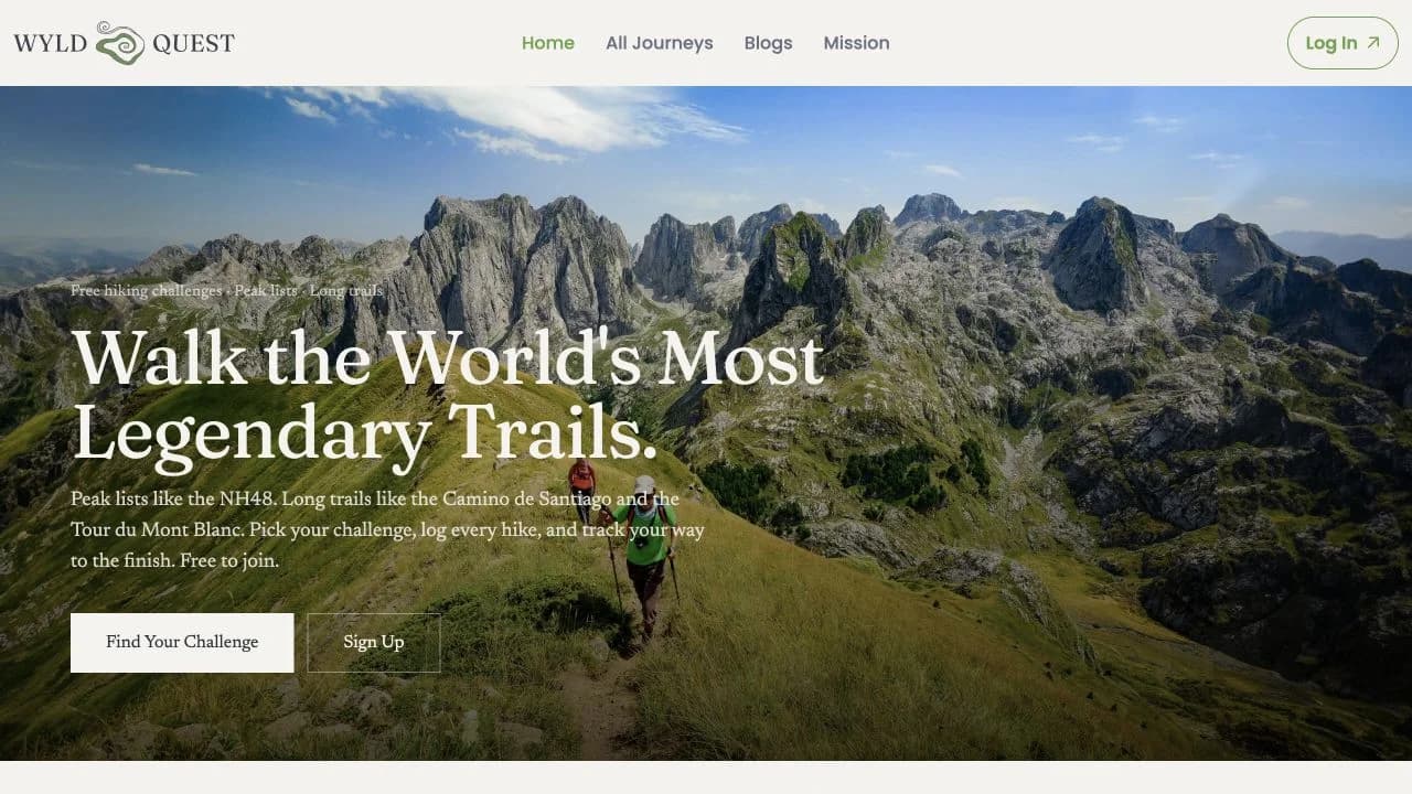 Wyld Quest website
